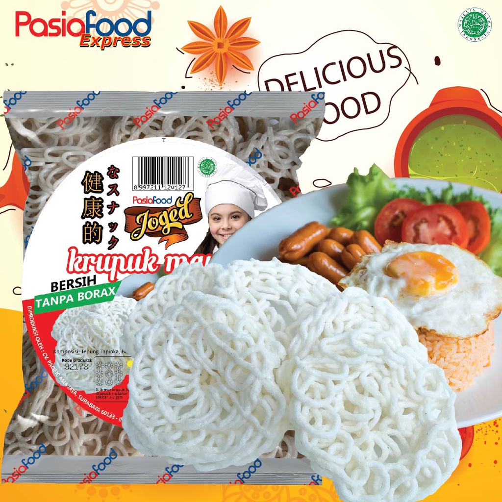 

Pasiafood Kerupuk Joged Kerupuk Mawar Premium Siap Goreng 300g
