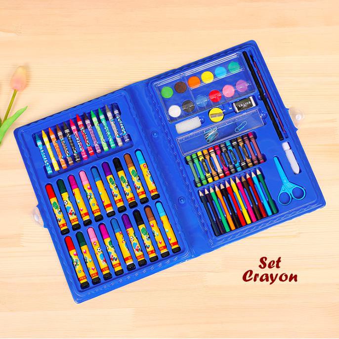 

PENSIL WARNA SPIDOL WARNA CAT AIR CRAYON COLOURING SET ISI 86 PCS KADO