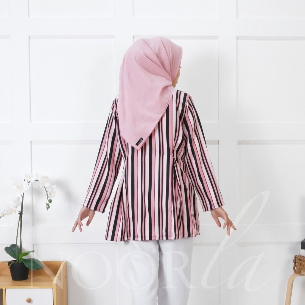 NOORLA - TIA SHIRT / KEMEJA GARIS  / KEMEJA CASUAL WANITA