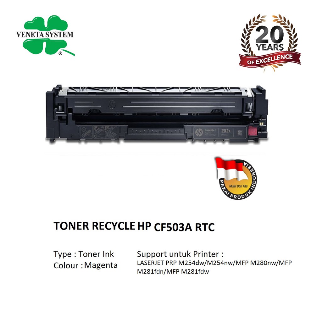 Toner Cartridge CF500A CF501A CF502A CF503A (202A) Series - RTC