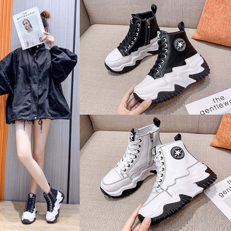 KZT-SW320 COD Termurah Sepatu Sneakers Boots Wanita Import Best Quality