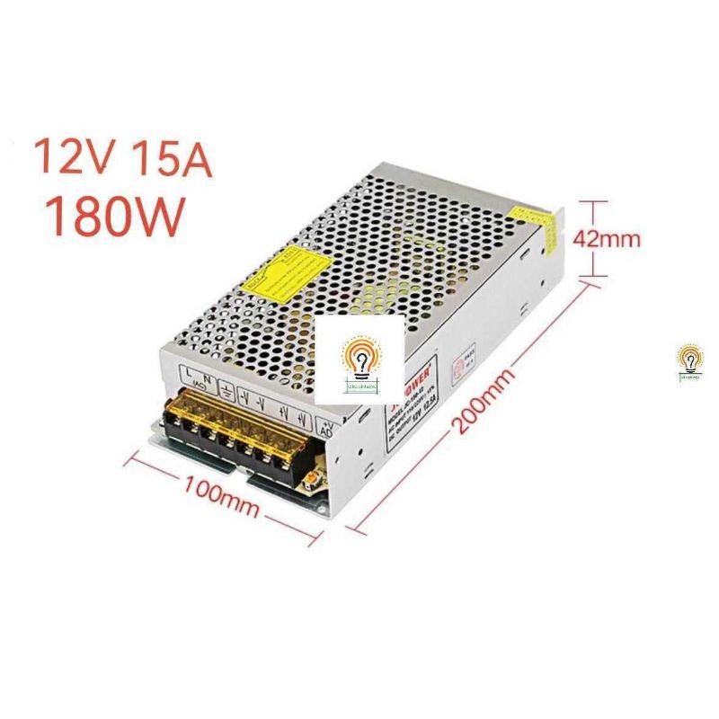 Power Supply DC 15A Buat Kamera CCTV Dan Lampu Strip LED DC