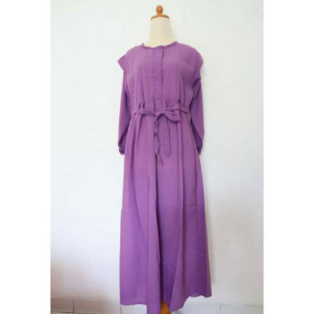 Gamis polos wolfis