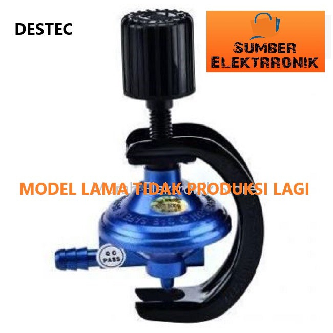 Destec Regulator Gas Com-U12R  Pengganti Destec 201 (Meter dan Non Meter) free bubble plus garansi