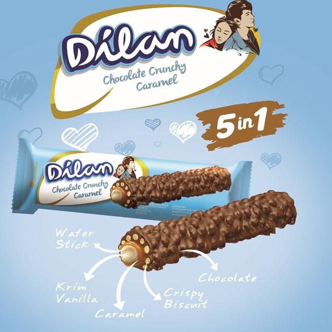 

Bagus Dipakai ✾ Dilan Wafer Crunchy Choco Caramel 12 x 24 gr..