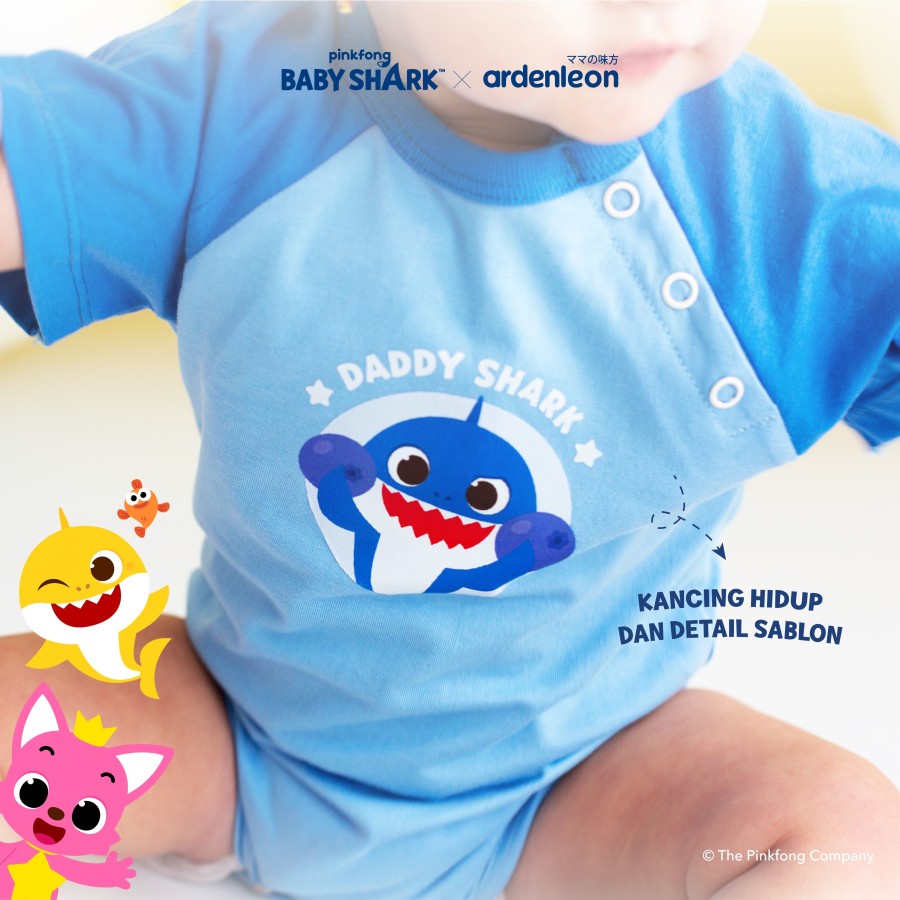 Ardenleon - Pinkfong Baby Shark Baby Bodysuit Jumper