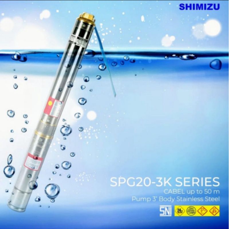Pompa Air Satelite Submersible SHIMIZU SPG20-311K BIT + Kabel