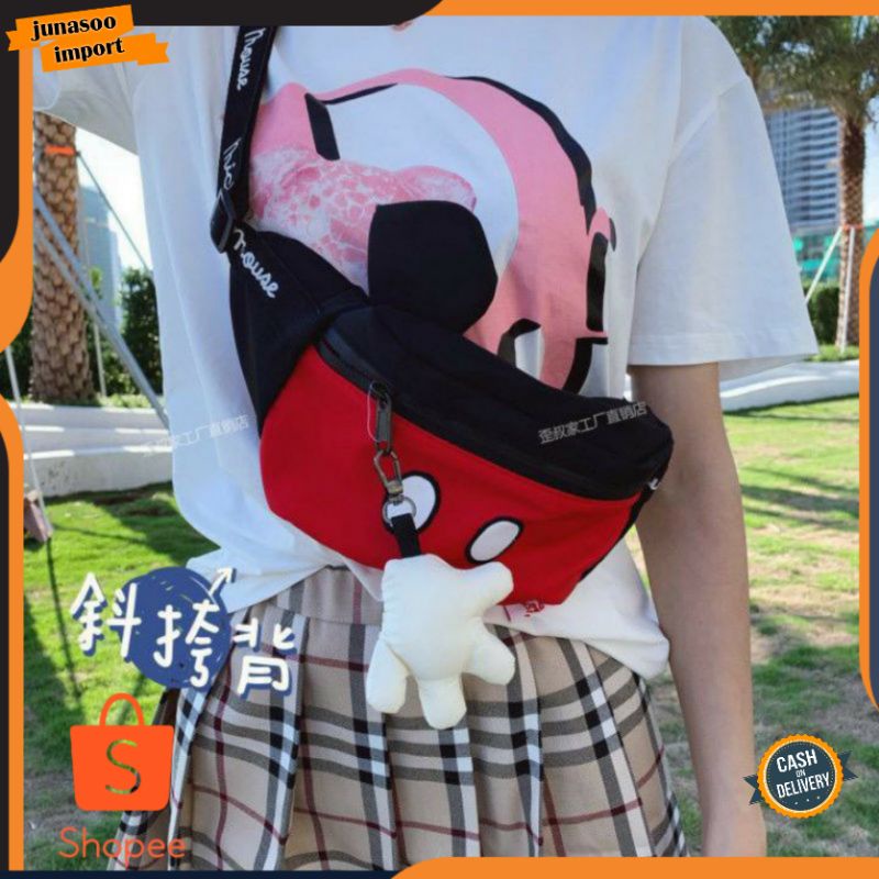 TAS WANITA WAISTBAG IMPORT MURAH J1035/TAS WANITA IMPORT PREMIUM/TAS SELEMPANG WANITA/TAS CANTIK