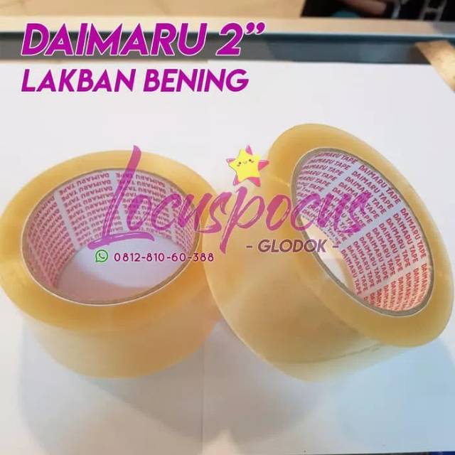 

Lakban Daimaru Clear Bening 2 inch OPP Tape