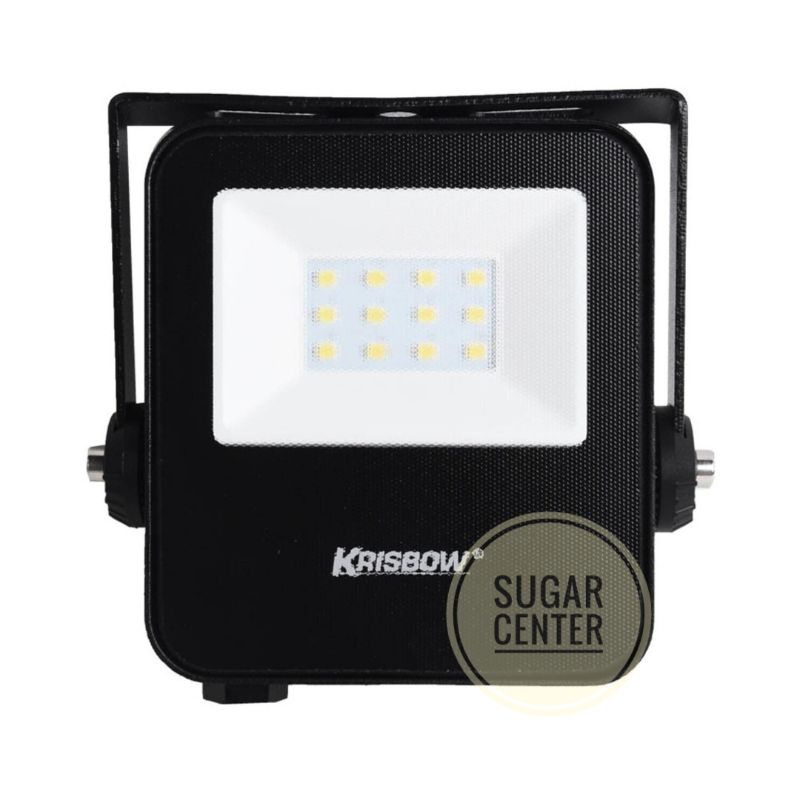 Krisbow Lampu Sorot LED Omega 10 Watt/Lampu Sorot LED Outdoor Omega/Flood Light Omega/Lampu Sorot Or