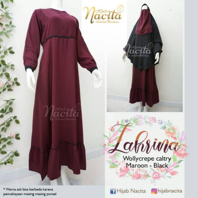 GAMIS SYARI ZAHRINA BY NACITA