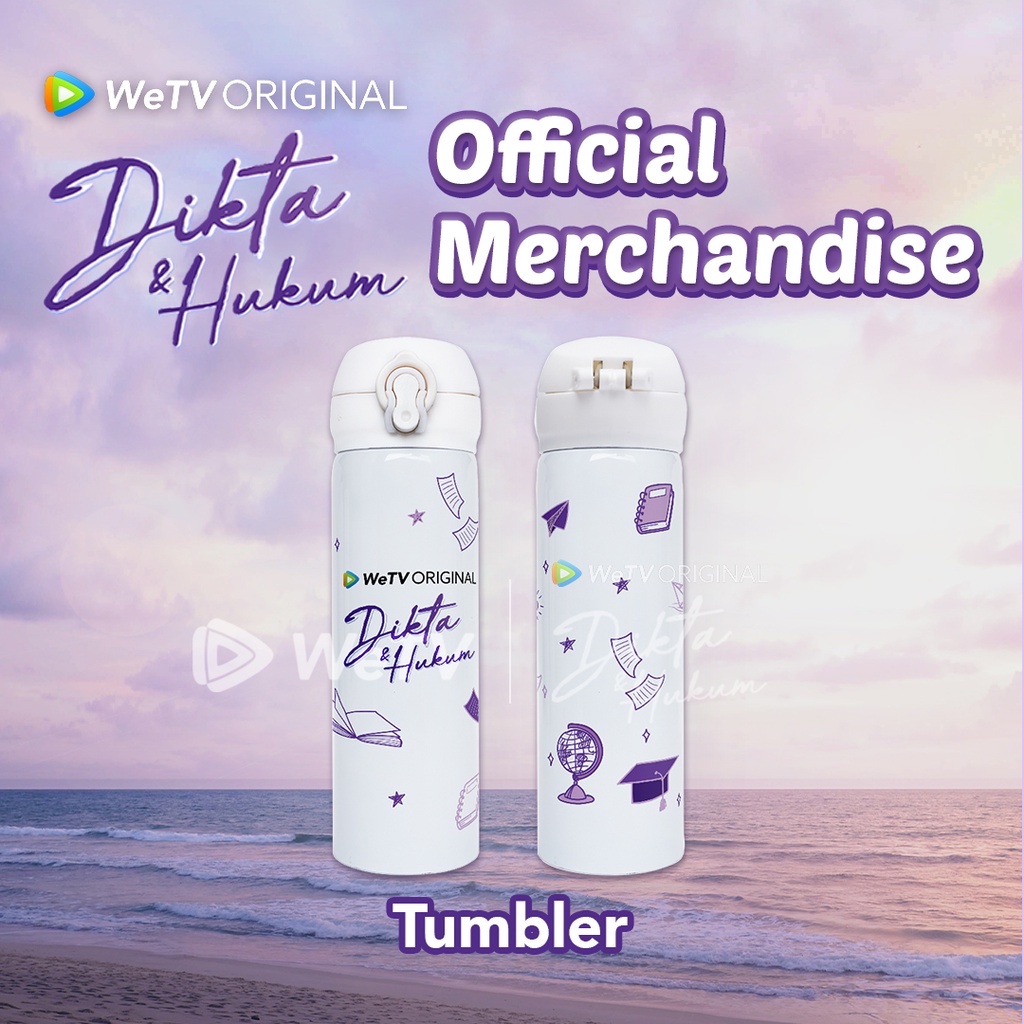 [PRE ORDER] Botol Tumbler Eksklusif - WeTV Original Dikta dan Hukum