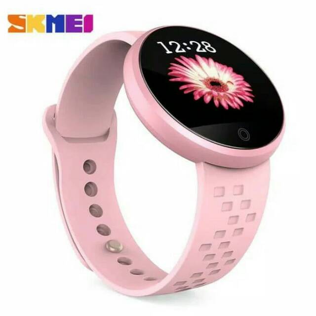 SKMEI Smartwatch Jam Tangan Wanita LED B36 Original Waterproof IP68 - Merah Muda
