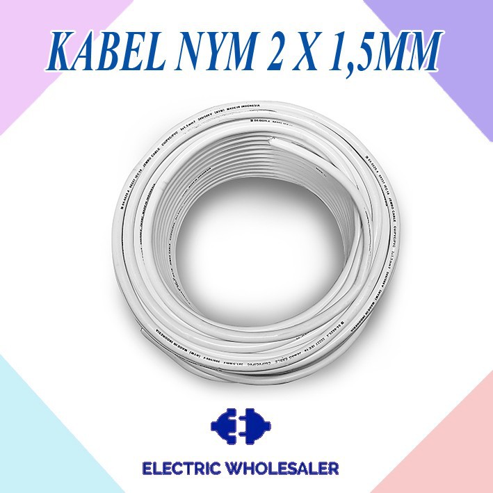 KABEL ETERNA NYM 2 X 1.5 MM PER METER