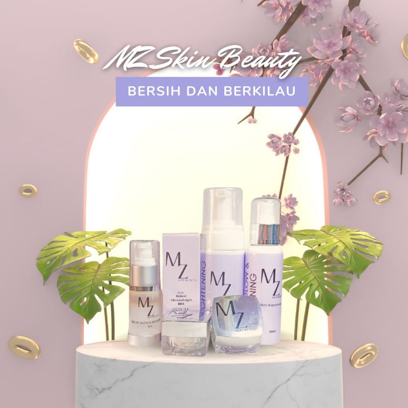 PAKET LENGKAP MZ SKIN BEAUTY GLOW & BRIGHTENING BPOM