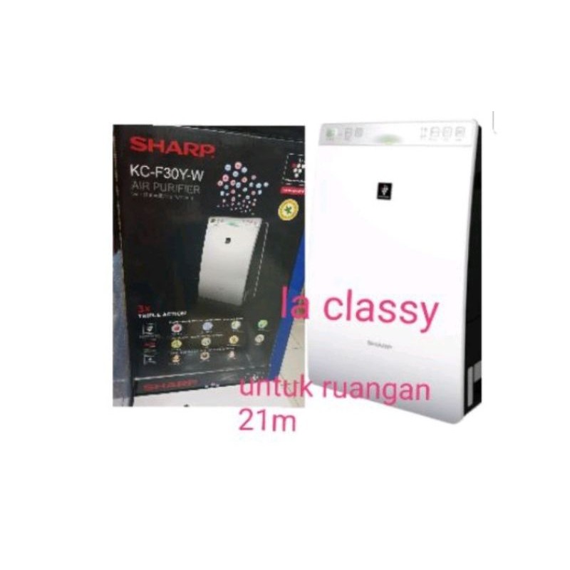 sharp air purifier filter kcf- f30y- w untuk ruangan 21m