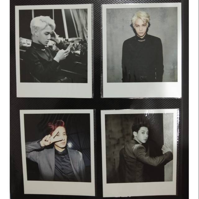 RARE EXO OFFICIAL POLAROID OVERDOSED KAI CHANYEOL SUHO BAEKHYUN D.O TAO