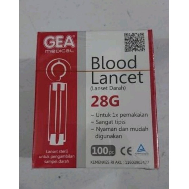 Blood Lanset Jarum 28 G