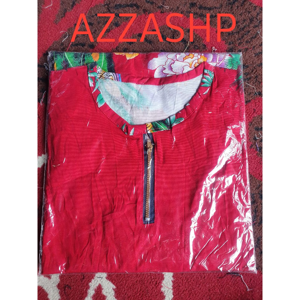 BISA COD/BAJU ATASAN BATIK LENGAN 7/8 STREACH DEWASA