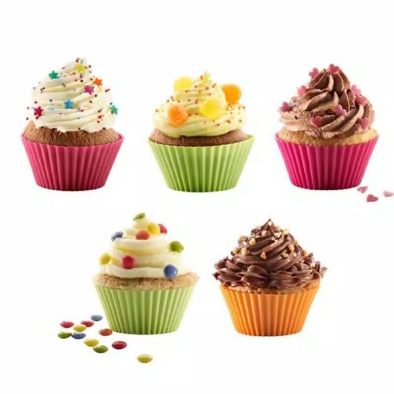 Cetakan Kue Cupcake  Muffin Cup Silikon