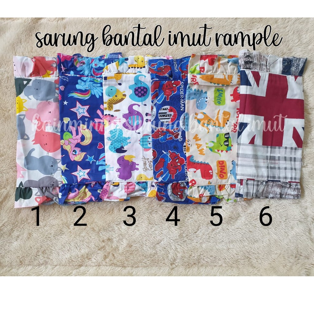 Terlaris Sarung Bantal Imut Rample yejjr6tE8G6V9