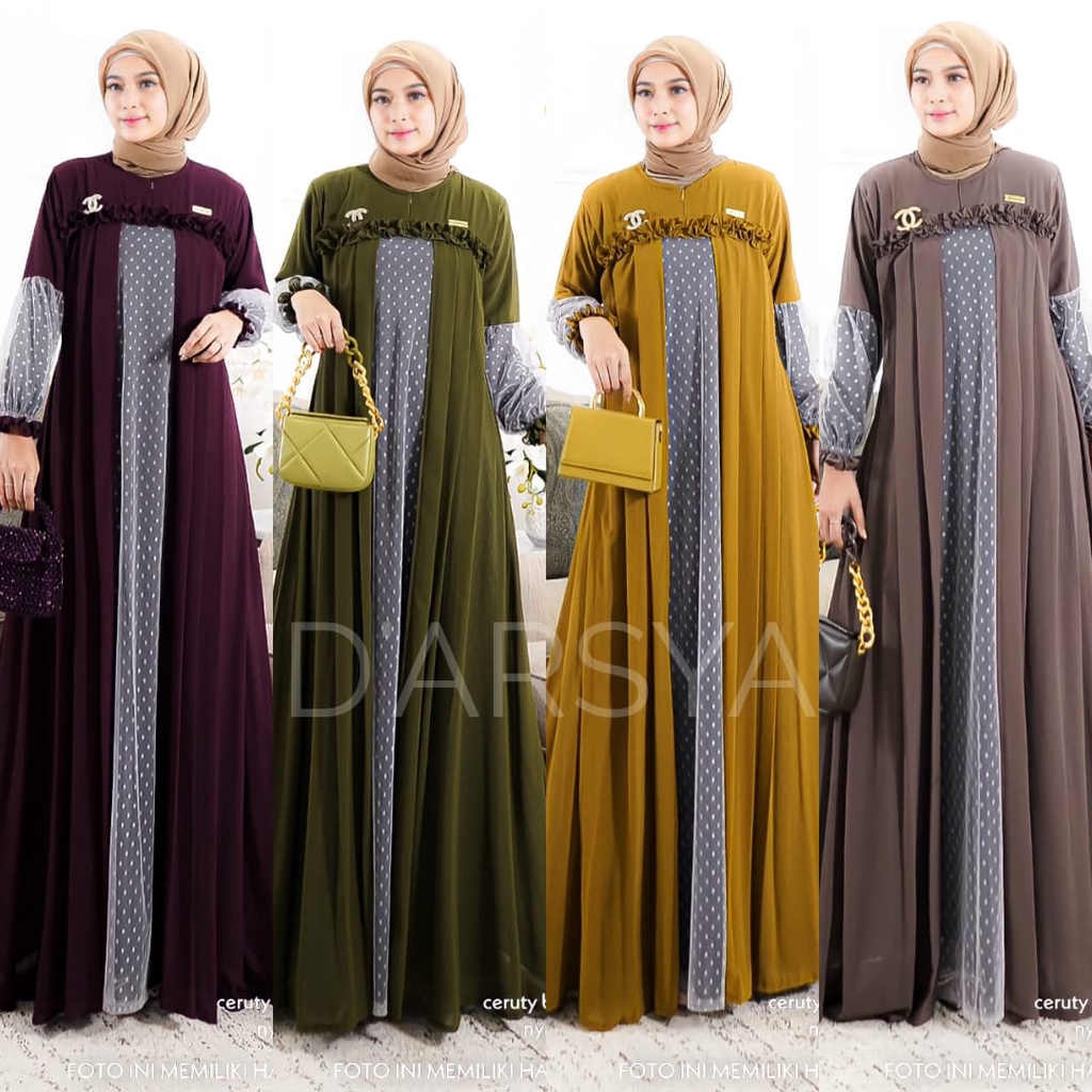 New Arrival Original Spassy Jenifer Dress Kondangan Pakian Wanita Muslim Wedding Dress Gamis Wanita 