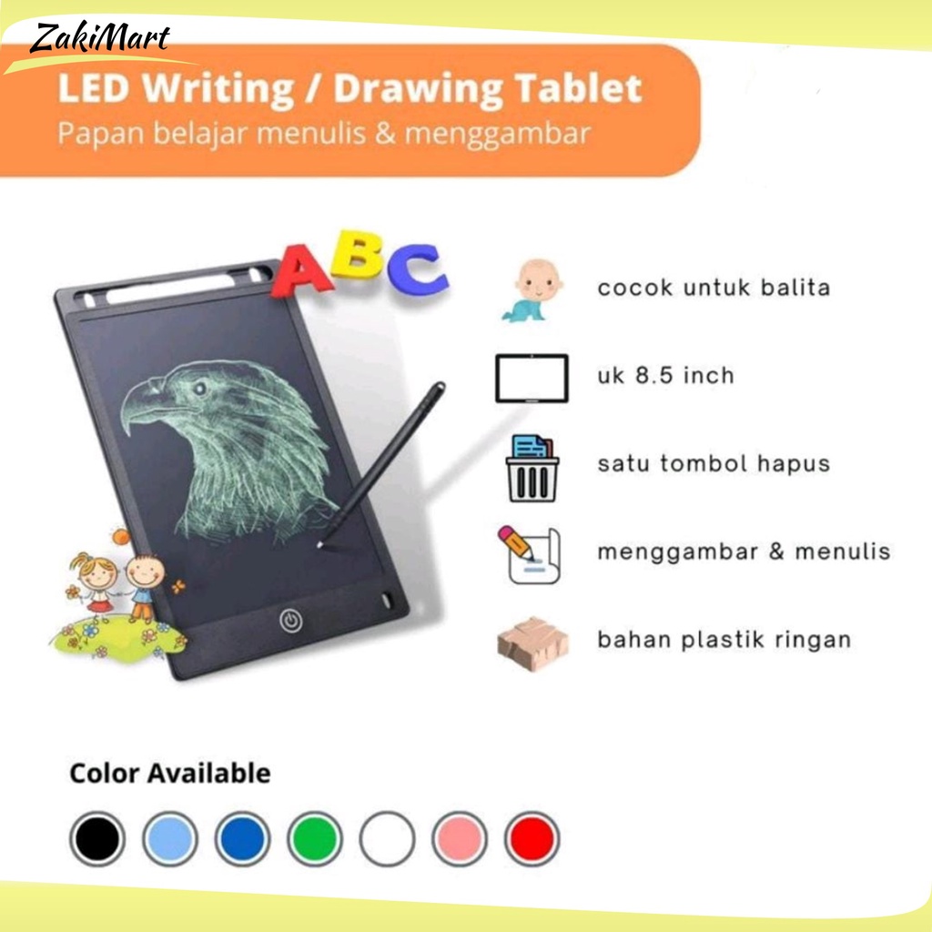 Papan Tulis Anak Led LCD Writing Tablet Elektrik