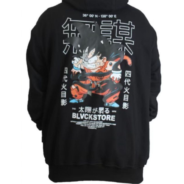 [BAYAR DITEMPAT] HOODIE JUMPER Anime PULLOVER Dragon Ball Goku UNISEX