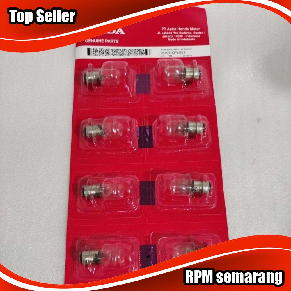 Bohlam lampu depan utama Honda Grand - Legenda - Impressa - Vario 110 -125-Blade New-Supra X 125 ORI