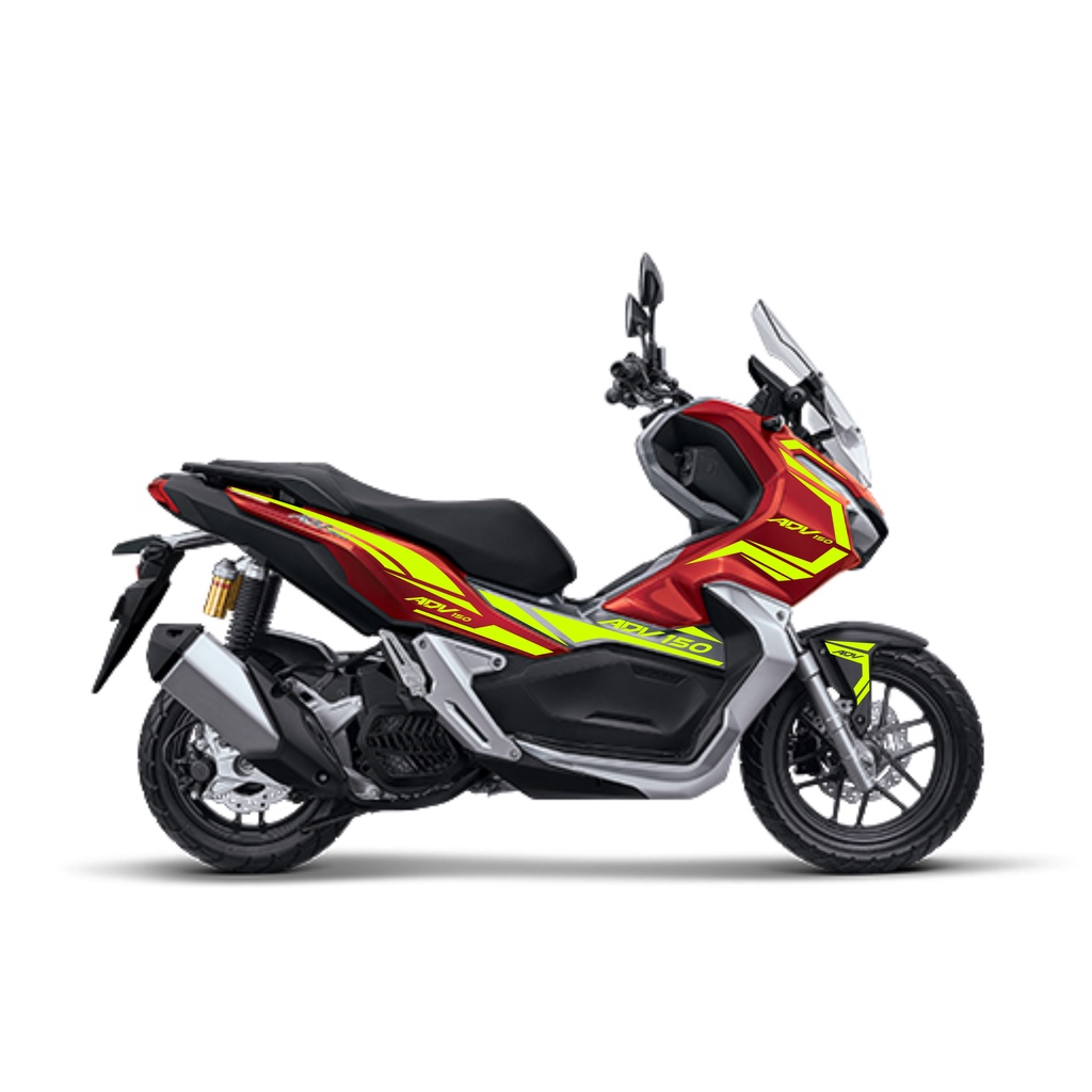 Sticker HONDA ADV MERAH Cutting Stiker Stabilo