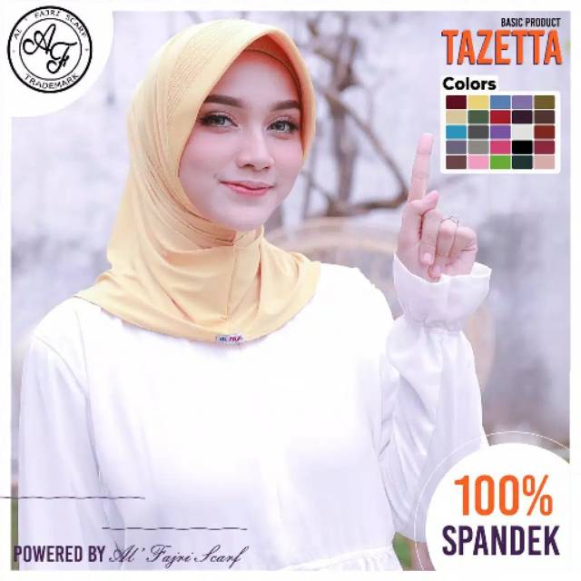 Jilbab Al fajri pendek (Tazetta) Jilbab sport pendek