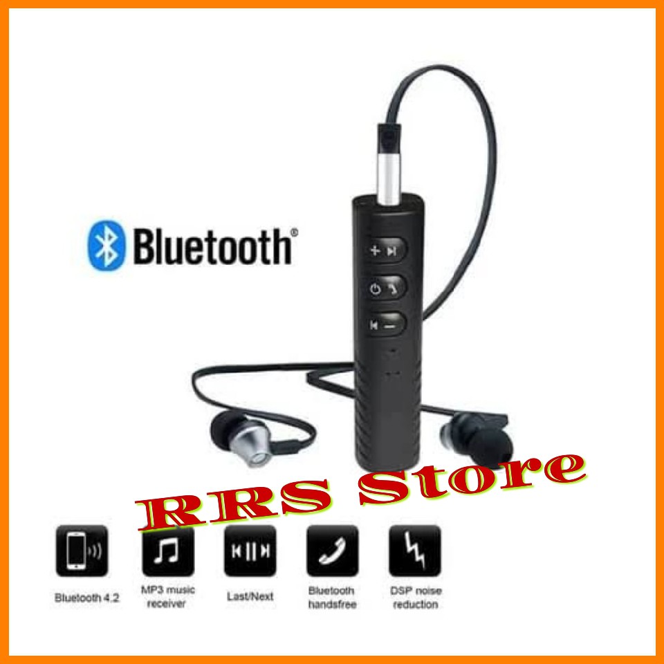 Car Kit Bluetooth Music Audio Receiver Aux 3.5 mm - Bluetooth Receiver Headset Mobil