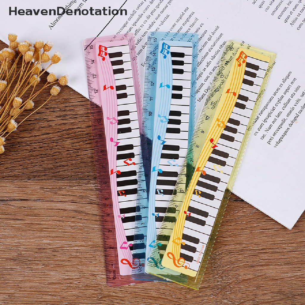 [HeavenDenotation] 1pc music ruler primary school students painting measuring scale creative ruler