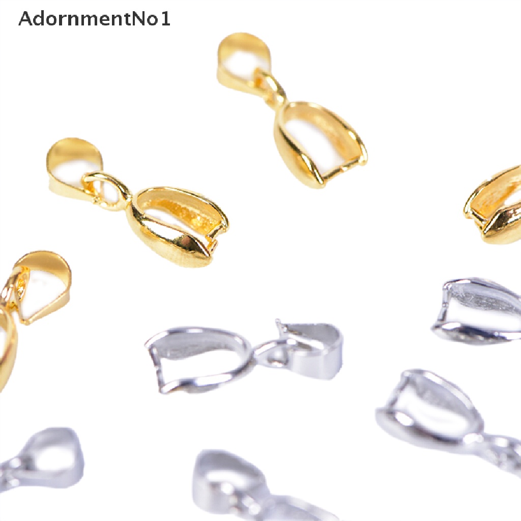 (AdornmentNo1) 12pcs / lot Klip Konektor Liontin Perhiasan