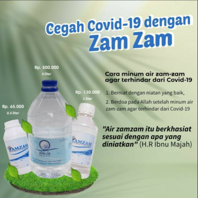 Air Zamzam 5 Liter Shopee Indonesia