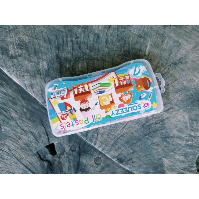 

Crayon mini SQUEZZY 12 pcs oil pastel
