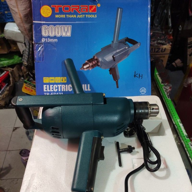 bor pesawat TORA TR-ED131 ( 600watt) / electric drill TORA / bor 13mm