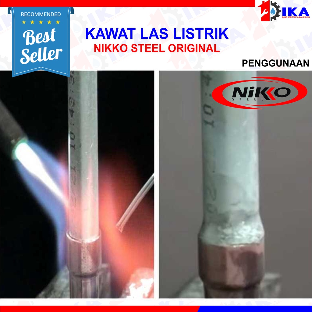 Kawat Las 2 mm Nikko RD 260 / KAWAT LAS Listrik NIKKO RD 260 2mmx300mm isi 2 kg