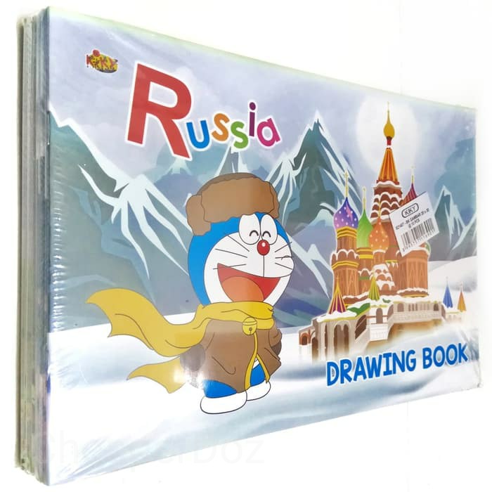 

Lyra Sketch Book - Kiky Sketch Book - Papan Tulis Gambar Buku Gambar / Drawing Book Kiky A4 (1 Pack