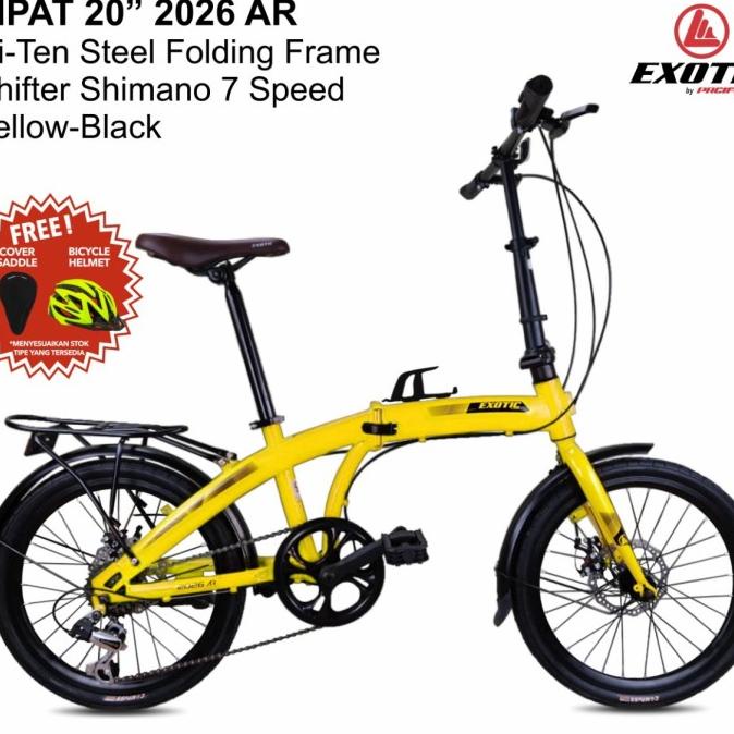 sepeda lipat pacific exotic et 2026 AR dengan boncengan