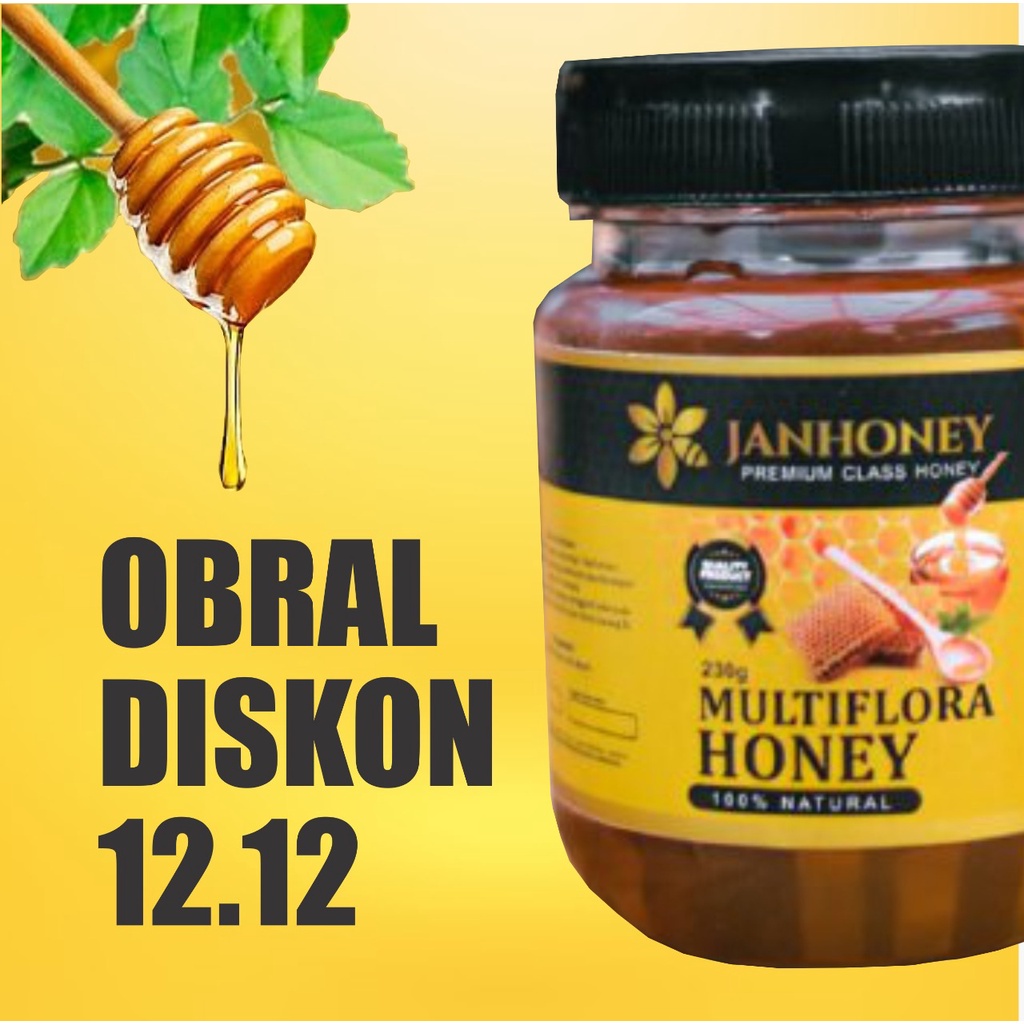 

OBRAL DISKON 12.12 madu asli murni premium nektar bunga nusantara hd minuman kesehatan original multiflora Janhoney