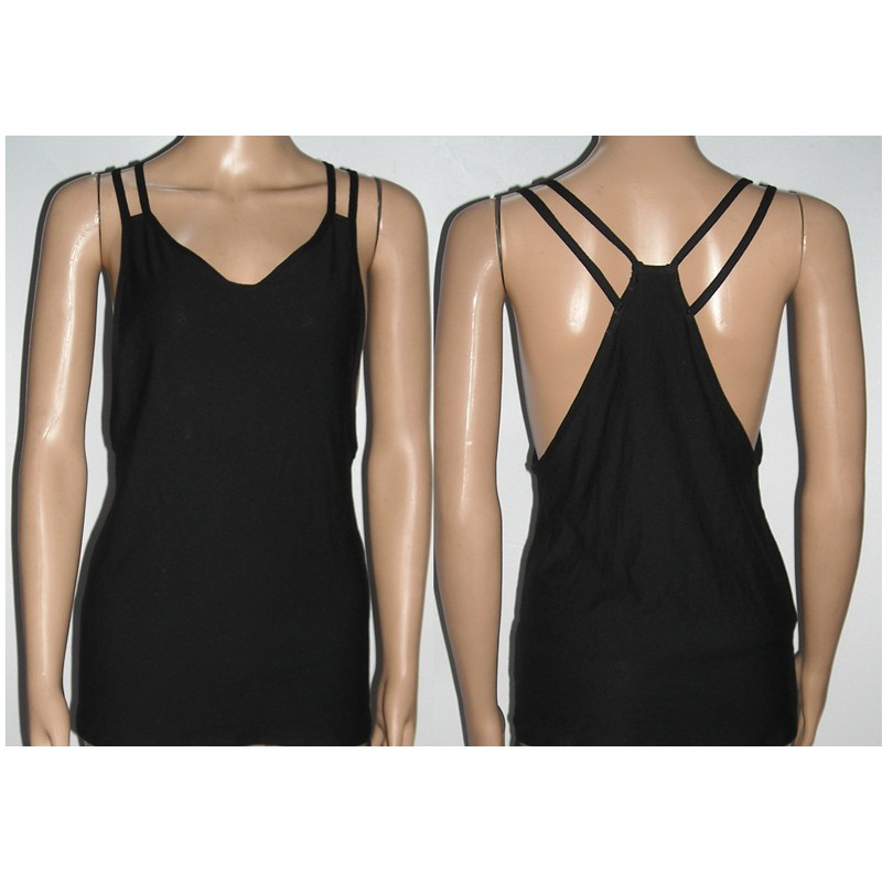 Tanktop Senam Model Tali untuk Zumba yoga dance Gym