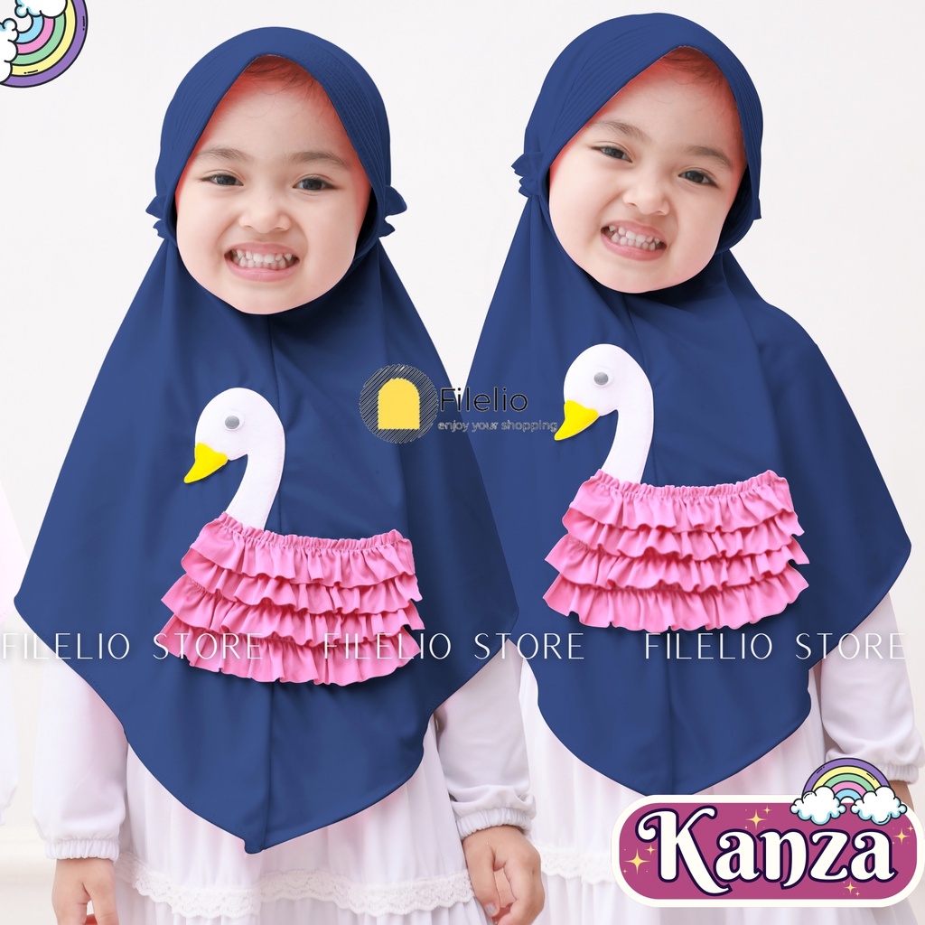 Kerudung Instan Anak TK Kanza / Hijab Anak TK Kekinian / Hijab Anak TK Tali Karet Ped Antem / Jilbab Anak Karakter Duck Rempel / Jilbab Anak Perempuan / Jilbab Anak Jersey / Kerudung Anak TK / Bergo Anak Jersey / Bergo Anak TK/ Khimar Anak