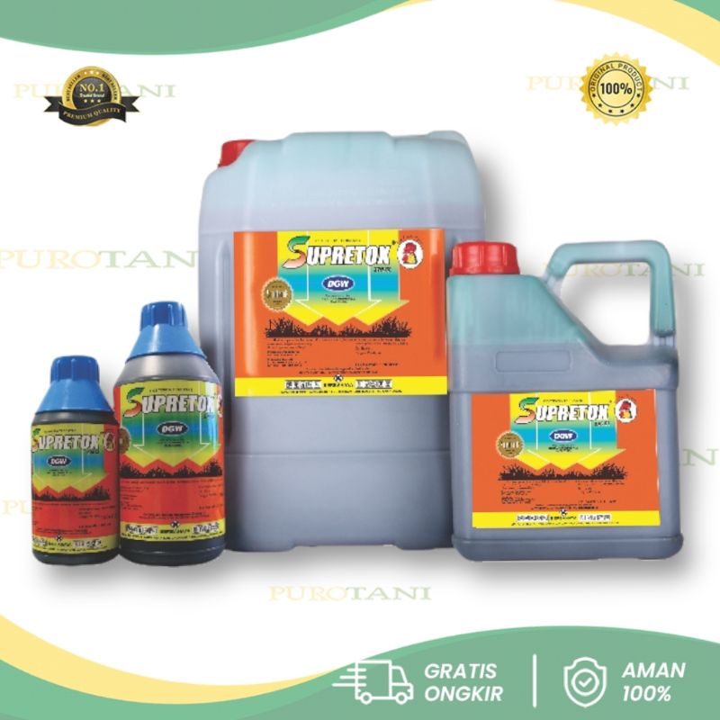 Pembasmi Gulma Rumput Supretox 1 Liter