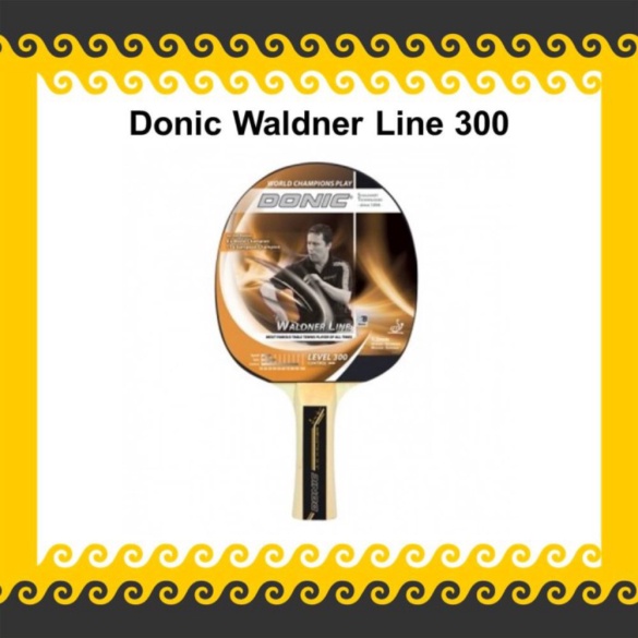 Donic Waldner Line 300 Premade Bet Rakitan Bat Tenis Meja Kayu