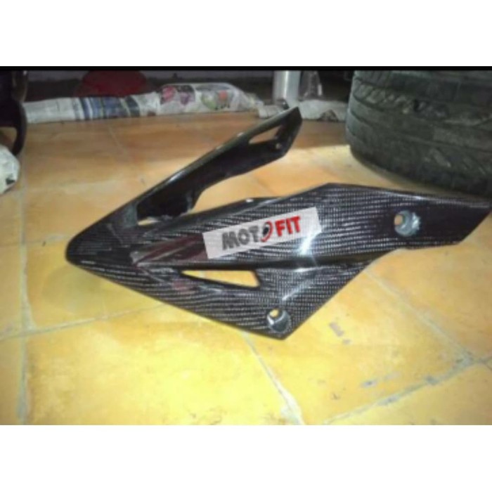 undercowl ER6N carbon kevlar asli body protector bawah kawasaki er6 n