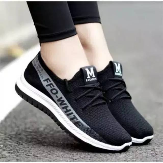 sepatu sneakers wanita FFO WHITE