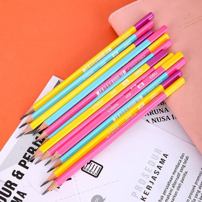 

NEW STOCK DELI EU53100 GRAPHITE PENCIL 2B / PENSIL 2B ISI 12 PCS