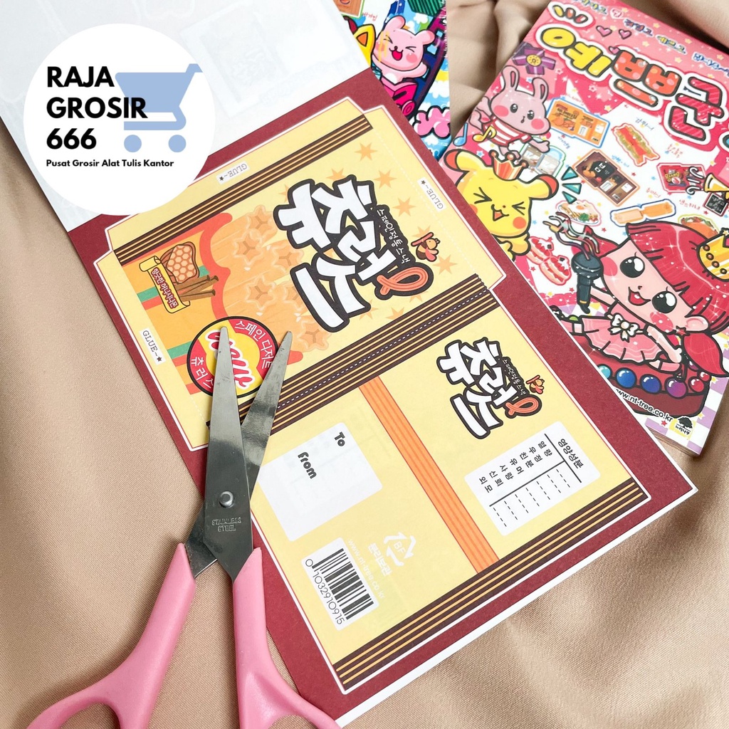 

MilL Buku Origami Korea Versi 27 28 29 Korean Bentuk Makanan Papercraft Book Buku Lipat Bentuk