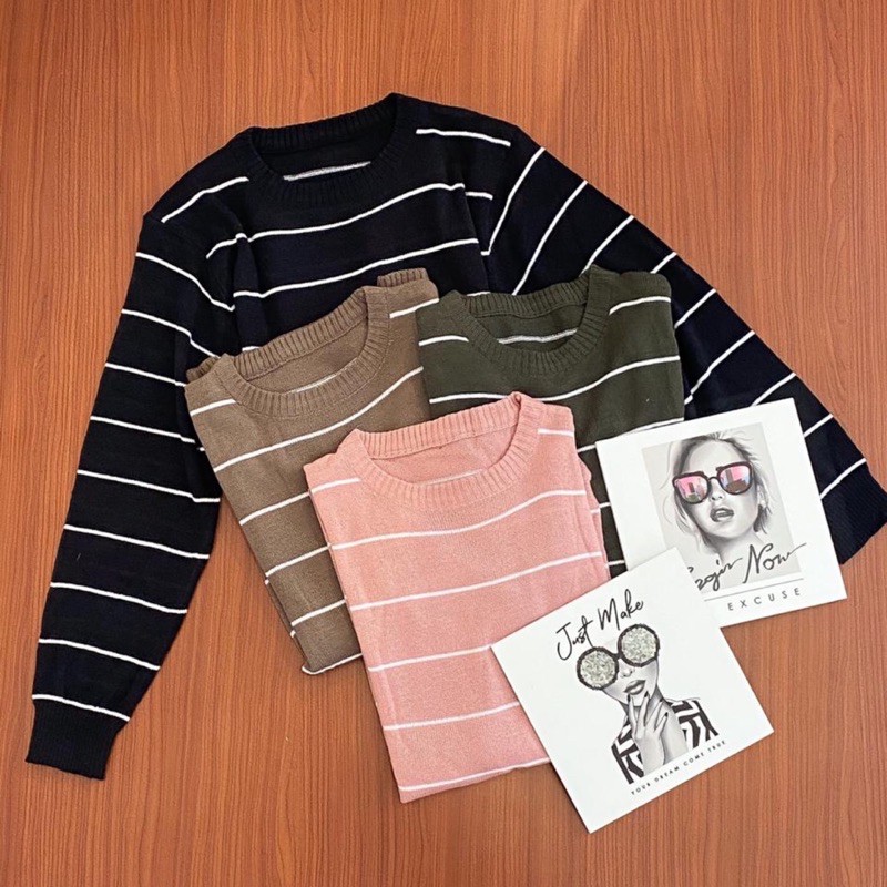 SWEATER BERKA RAJUT Shopee Indonesia SWEATER BERKA RAJUT Shopee Indonesia